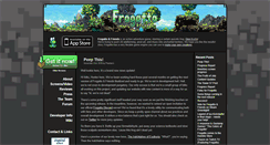 Desktop Screenshot of frogatto.com